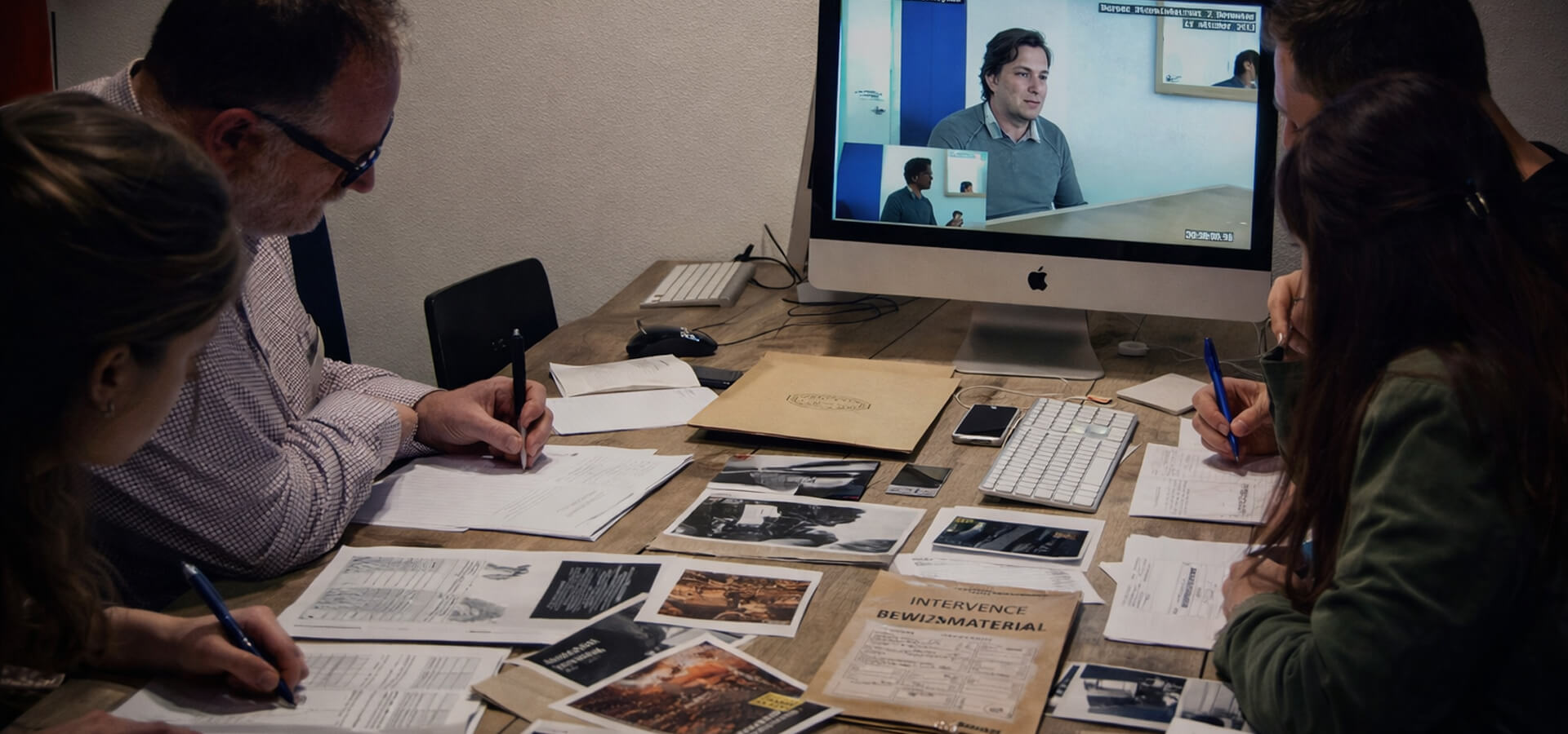 Moordonderzoek moordspel sfeerbeeld